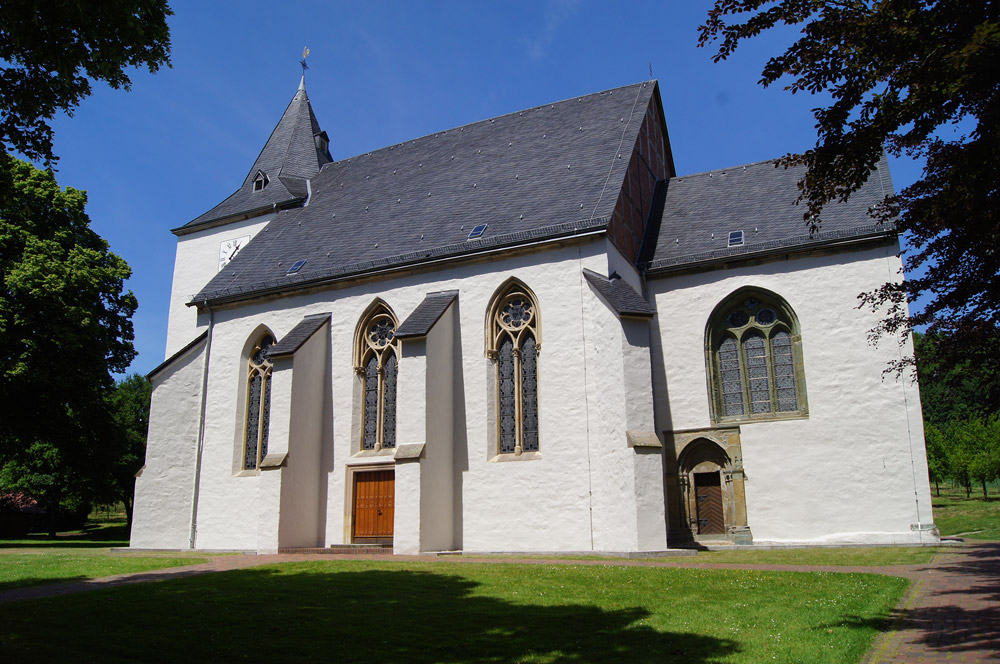 Unsere Nachbarkirche die Lambertikirche (Frontansicht)