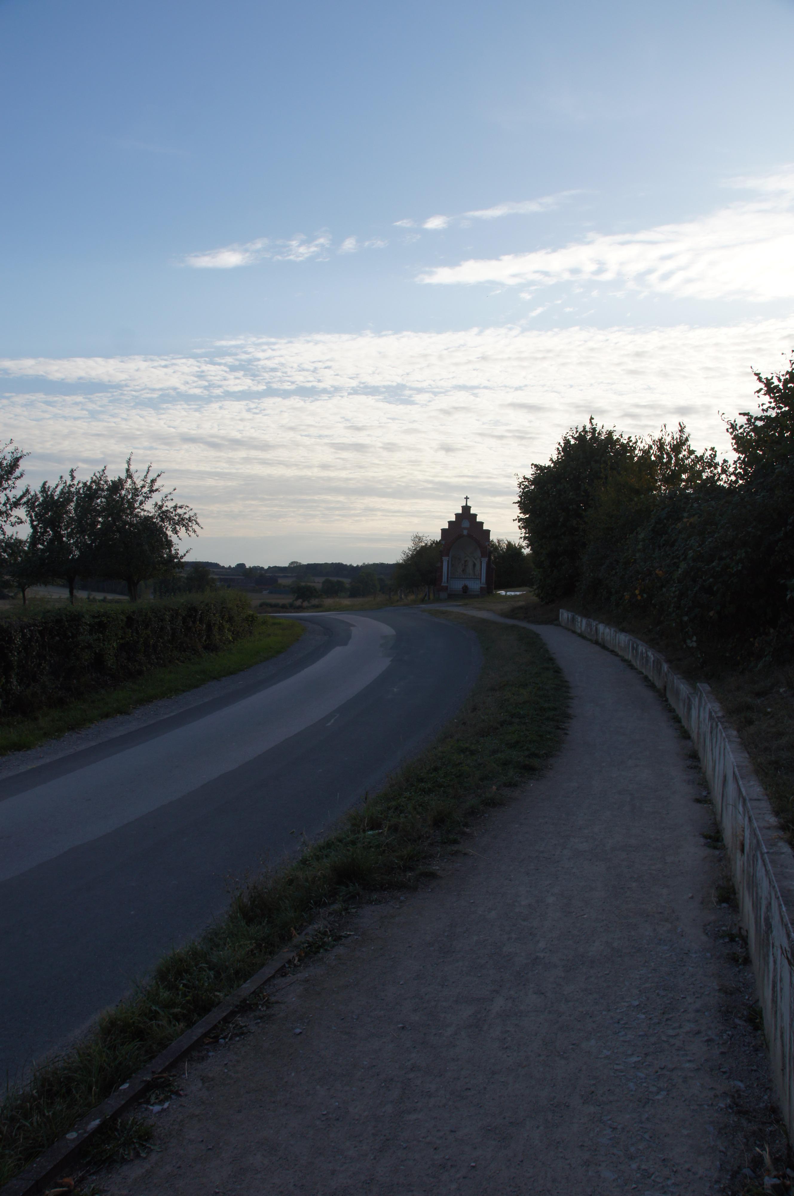 Abendstimmung auf dem Kreuzweg